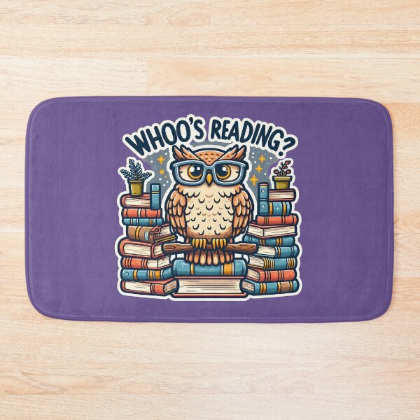 Item preview, Owl on the stack of books designed and sold by Irbisinthebox.