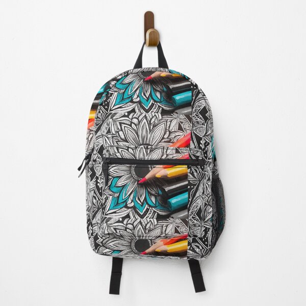 Item preview, Whimsical Monochrome: Colored Pencils Overlay Pattern designed and sold by GrizzlyCollective.