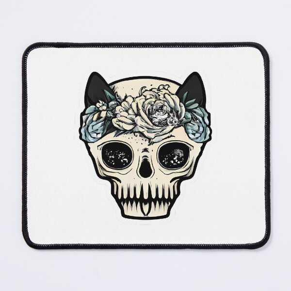 Item preview, cat skull Sticker designed and sold by aljokeir.