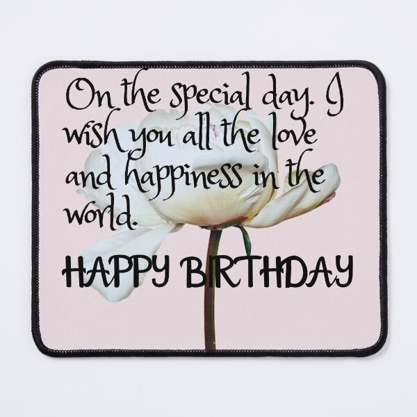 Item preview, Blossoms of Joy | A Birthday Wish designed and sold by EyeArt Studio.