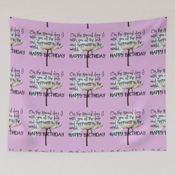 Item preview, Blossoms of Joy |  A Birthday Wish designed and sold by EyeArt Studio.
