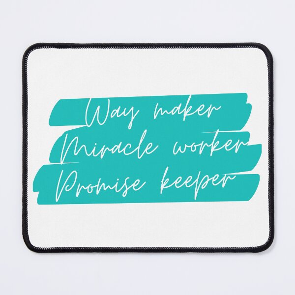 Item preview, Way Maker Miracle Worker Promise Keeper Jesus Gifts designed and sold by Laugh-Lines.