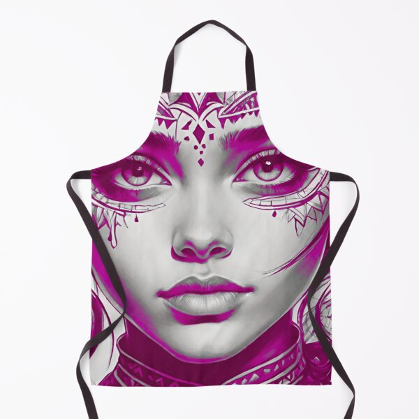 Item preview, Ethereal Essence: Woman’s Portrait in Pinky Purple Monochrome designed and sold by GrizzlyCollective.