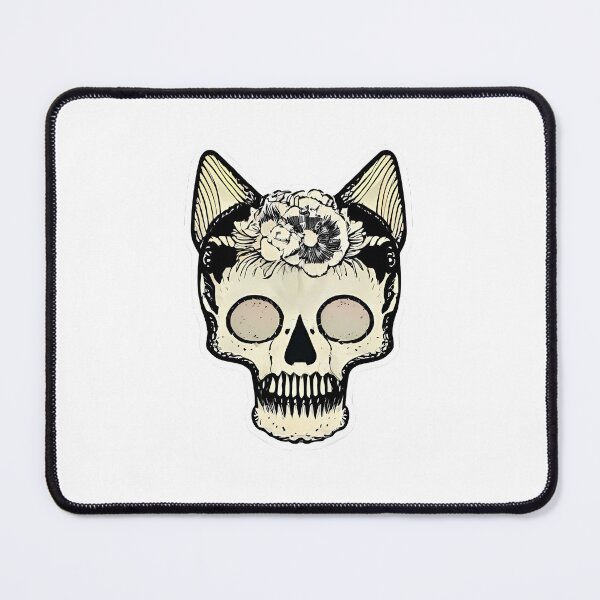 Item preview, Cat skull Sticker designed and sold by aljokeir.