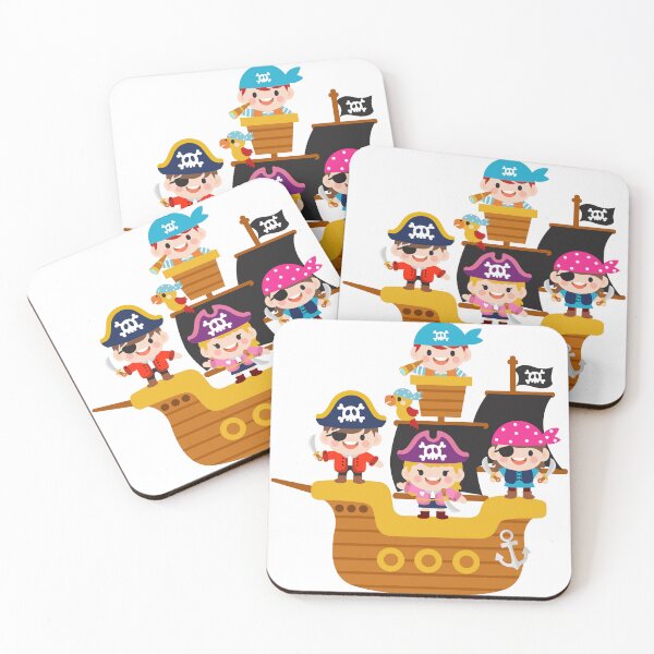 Item preview, Kids pirate captain sailor and ship pirate designed and sold by NoeySmiley55.