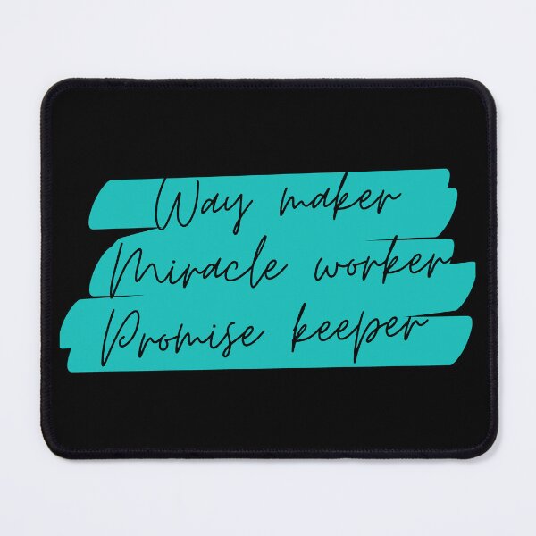 Item preview, Way Maker Miracle Worker Promise Keeper Jesus Gifts designed and sold by Laugh-Lines.