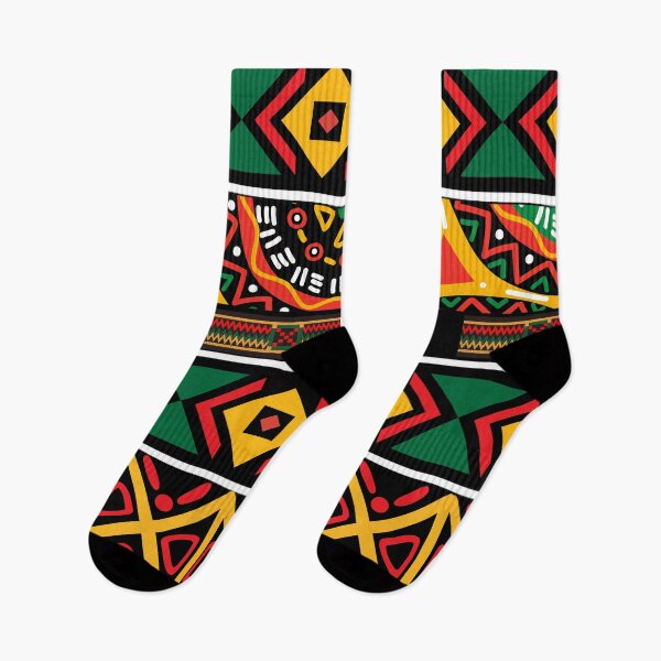 Item preview, AFRICAN PRINT ORANGE GREEN BLACK YELLOW designed and sold by wildwhimsical.