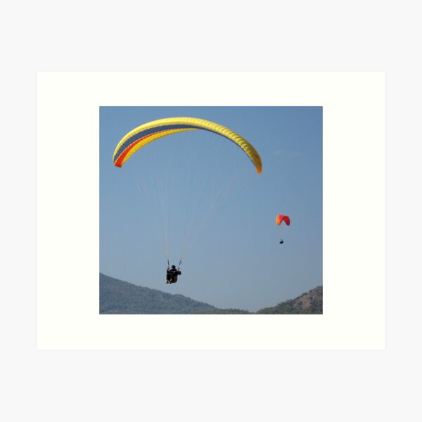 Turkish Paragliders Art Print