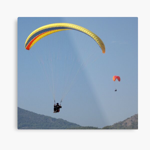 Turkish Paragliders Metal Print