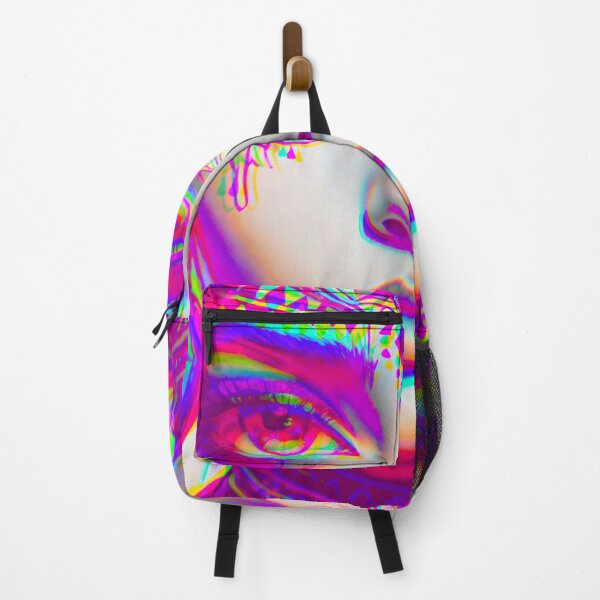 Item preview, Fluid Elegance: Woman’s Portrait with Blue Motion Blur Overlay designed and sold by GrizzlyCollective.