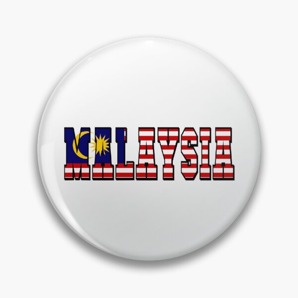 Item preview, Malaysia Country Flag Typography designed and sold by TravelWish.