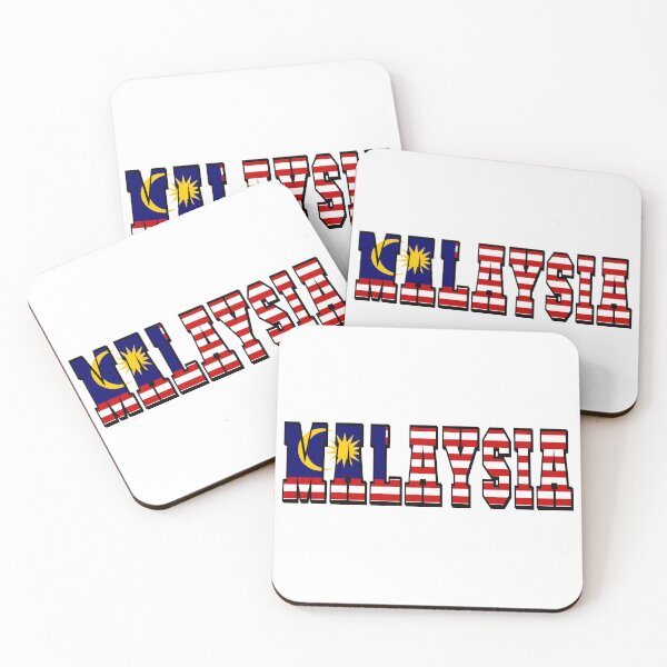 Item preview, Malaysia Country Flag Typography designed and sold by TravelWish.