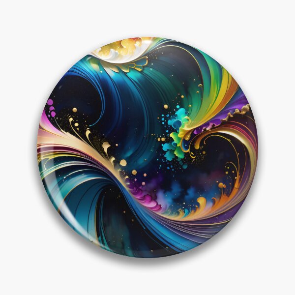 Item preview, Abstract Fluid Paint Pattern designed and sold by TheArtOfPat.