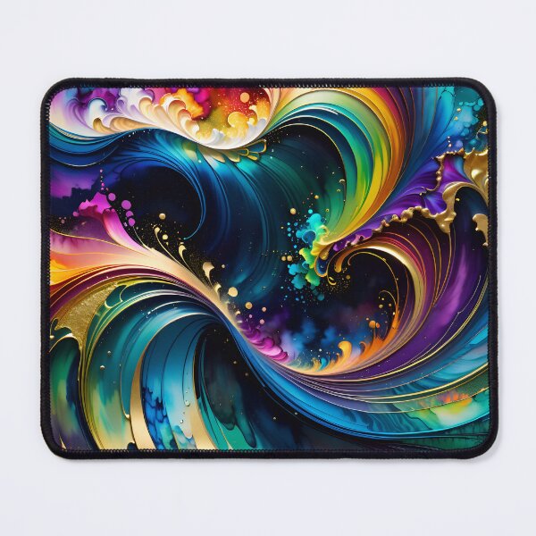 Item preview, Abstract Fluid Paint Pattern designed and sold by TheArtOfPat.