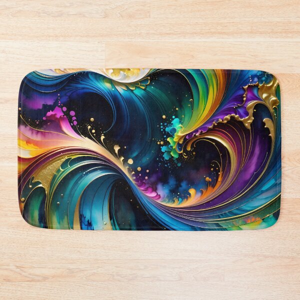 Item preview, Abstract Fluid Paint Pattern designed and sold by TheArtOfPat.