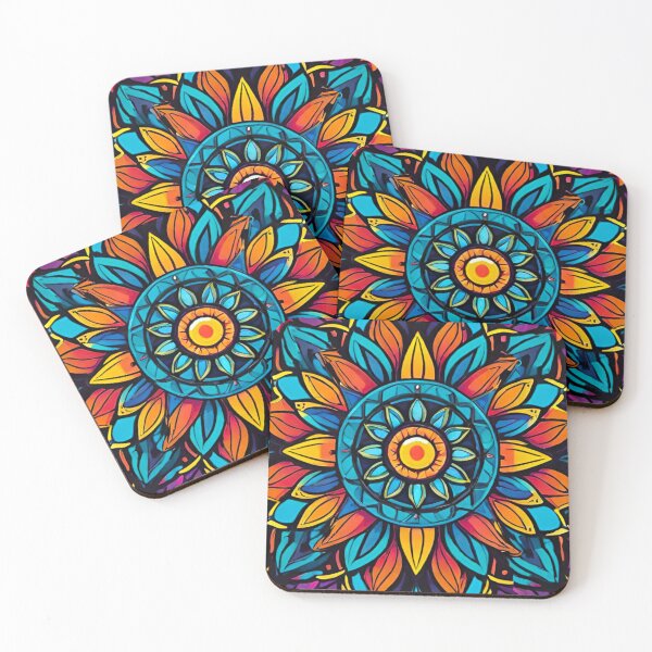 Item preview, Blooming Symphony: Colorful Flower Design Pattern designed and sold by GrizzlyCollective.