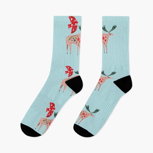 Item preview, Scandinavian style deer and bird designed and sold by MuciMuki.