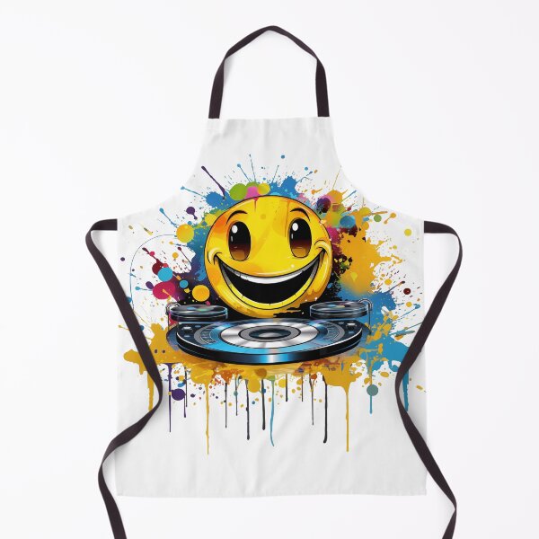 Item preview, Smiling Face Emoticon DJ Deejay designed and sold by Divine Ease.