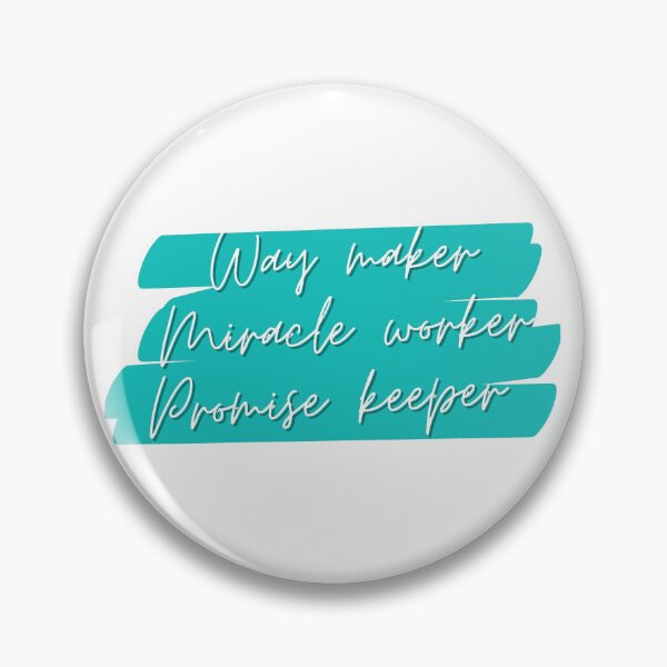 Item preview, Way Maker Miracle Worker Promise Keeper Jesus Gifts designed and sold by Laugh-Lines.