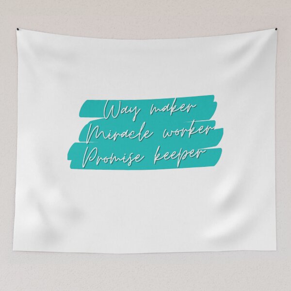 Item preview, Way Maker Miracle Worker Promise Keeper Jesus Gifts designed and sold by Laugh-Lines.