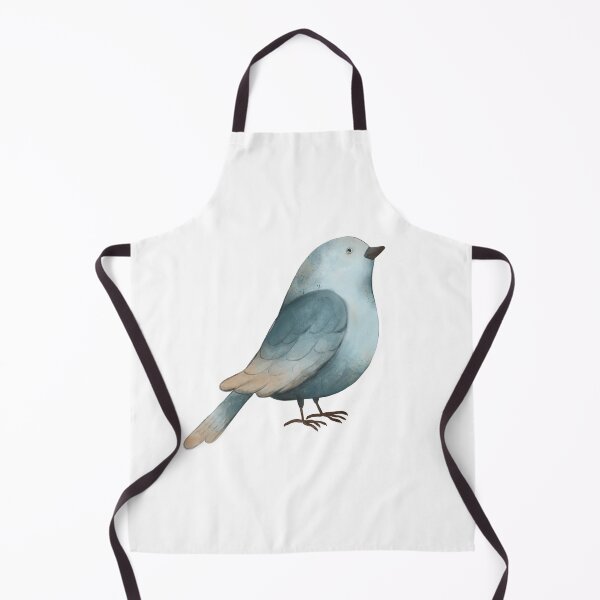 Item preview, watercolor, bird, isolated, clip art, blue, beige, line, t-shirt, hand draw, animal, cartoon designed and sold by GorXena.