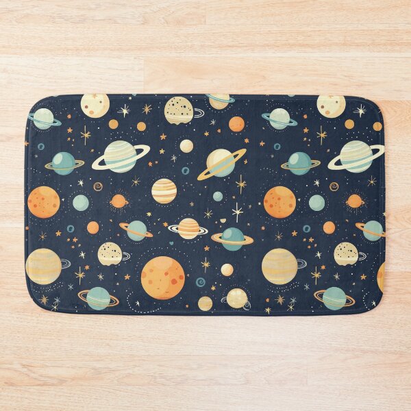 Item preview, Celestial Cuties: Adorable Planets Pattern designed and sold by meowjourney.
