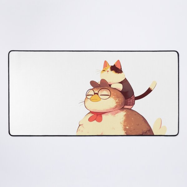 Item preview, Cat on Chicken Cartoon designed and sold by Bwittaya.