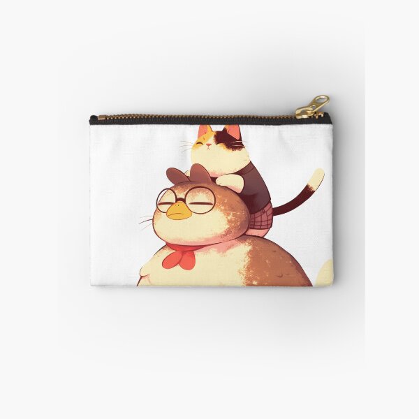 Item preview, Cat on Chicken Cartoon  designed and sold by Bwittaya.