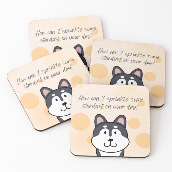 Item preview, How can I sprinkle some stardust on your day? Chubby dog designed and sold by Stephaos-shop.