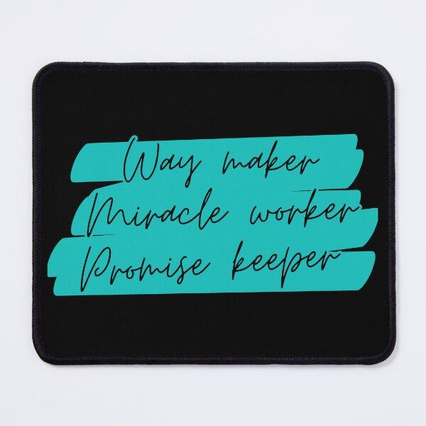 Item preview, Way Maker Miracle Worker Promise Keeper Jesus Gifts designed and sold by Laugh-Lines.