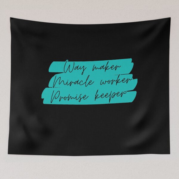 Item preview, Way Maker Miracle Worker Promise Keeper Jesus Gifts designed and sold by Laugh-Lines.