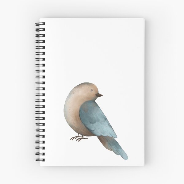 Item preview, Copy of watercolor,  bird, isolated, clip art, blue, beige, line, t-shirt, hand draw, animal, cartoon designed and sold by GorXena.