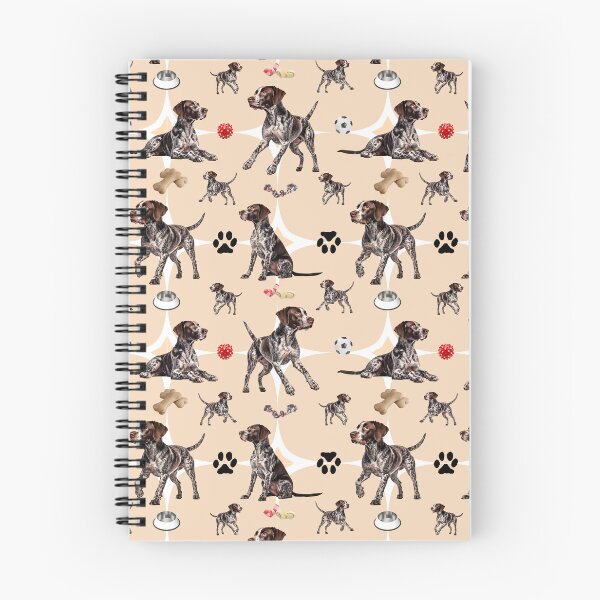 Item preview, German Shorthair Pointer group Seamless Pattern designed and sold by Petalandfur.