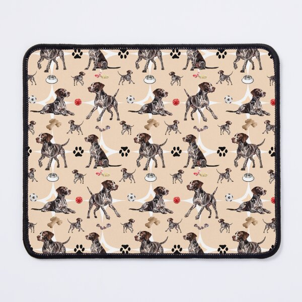 Item preview, German Shorthair Pointer group Seamless Pattern designed and sold by Petalandfur.