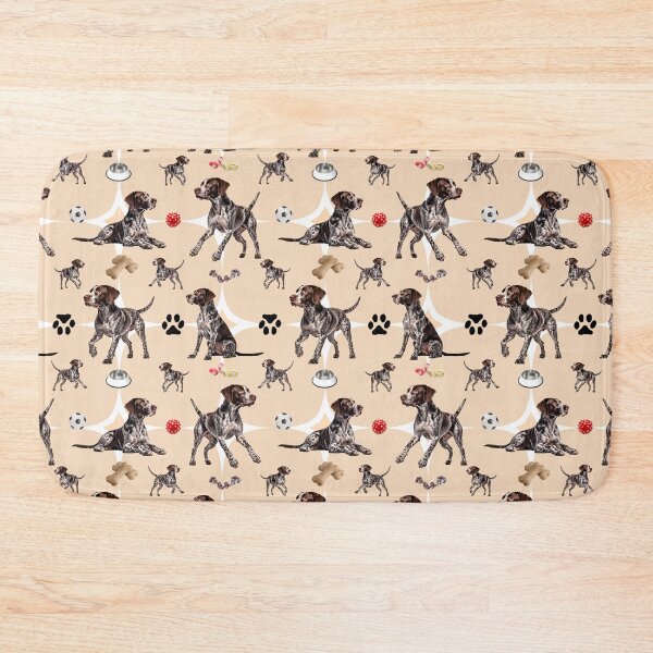Item preview, German Shorthair Pointer group Seamless Pattern designed and sold by Petalandfur.