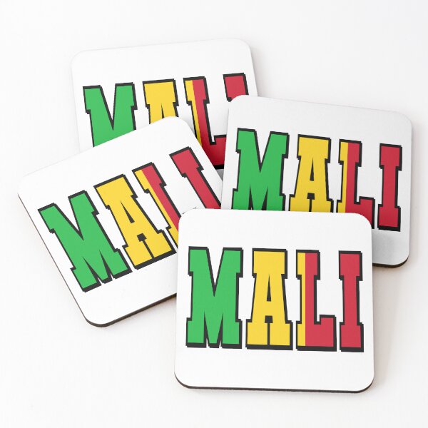 Item preview, Mali Country Flag Typography designed and sold by TravelWish.