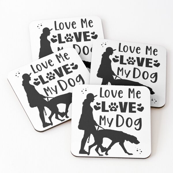 Item preview, Love me , love my dog designed and sold by Concept-Hub.