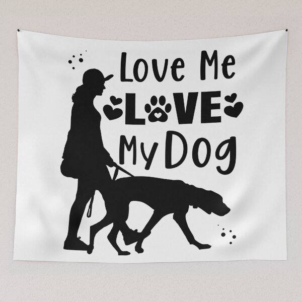 Item preview, Love me , love my dog designed and sold by Concept-Hub.
