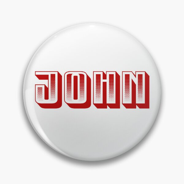 Item preview, Boys name John typography designed and sold by incurablehippie.
