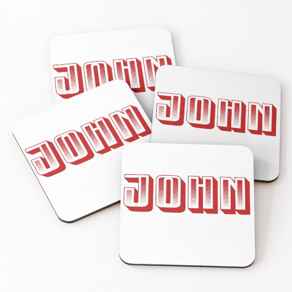 Item preview, Boys name John typography designed and sold by incurablehippie.
