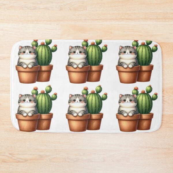 Item preview, Cat cactus designed and sold by Redmoonshine.