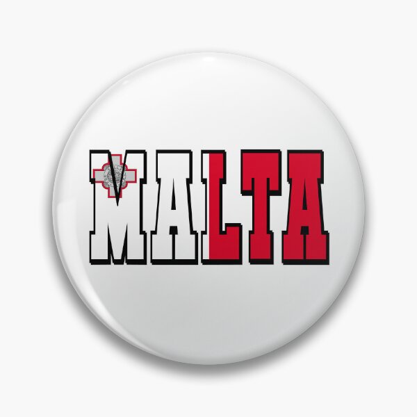 Item preview, Malta Country Flag Typography designed and sold by TravelWish.