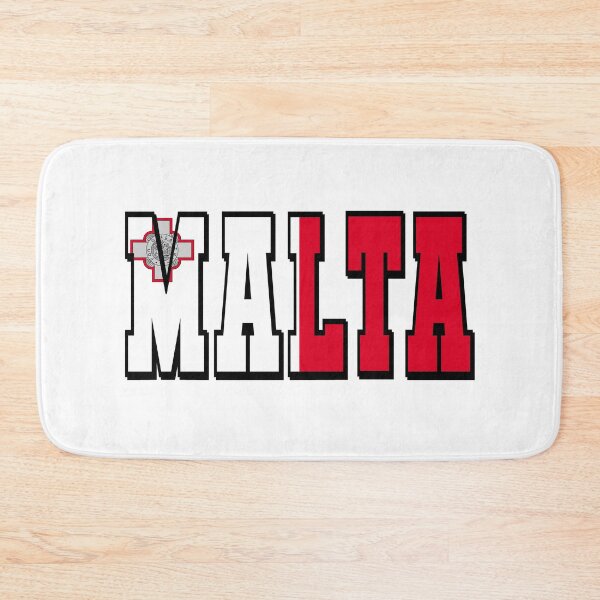 Item preview, Malta Country Flag Typography designed and sold by TravelWish.