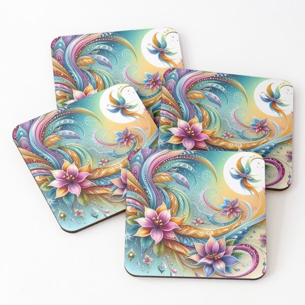 Item preview, Lunar Flourish: Celestial Dance of Flora designed and sold by Vitalka-uk.