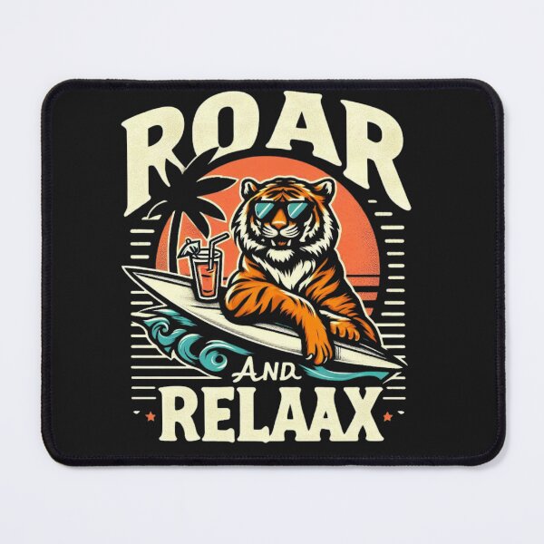 Item preview, relaxed cool tiger  designed and sold by Dwipo Design.