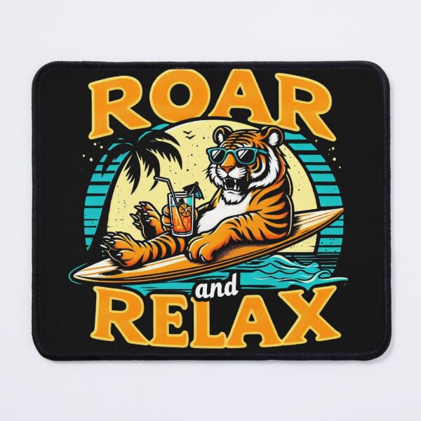 Item preview, relaxed cool tiger  designed and sold by Dwipo Design.