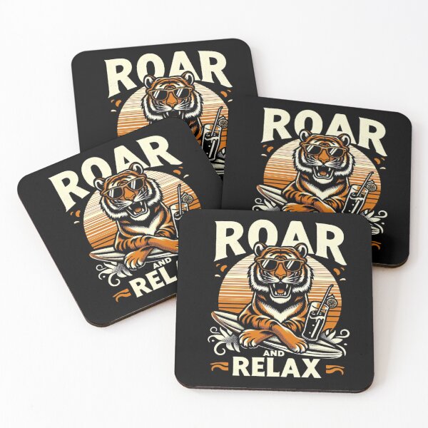 Item preview, relaxed cool tiger  designed and sold by Dwipo Design.