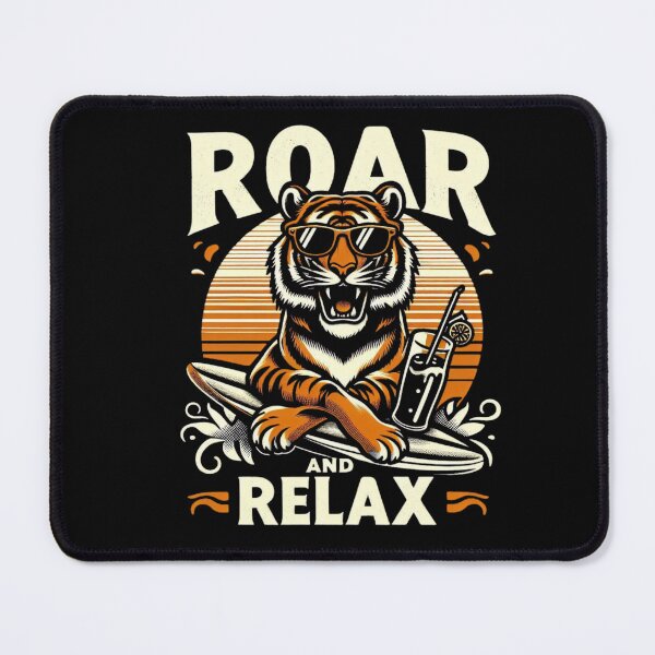 Item preview, relaxed cool tiger  designed and sold by Dwipo Design.