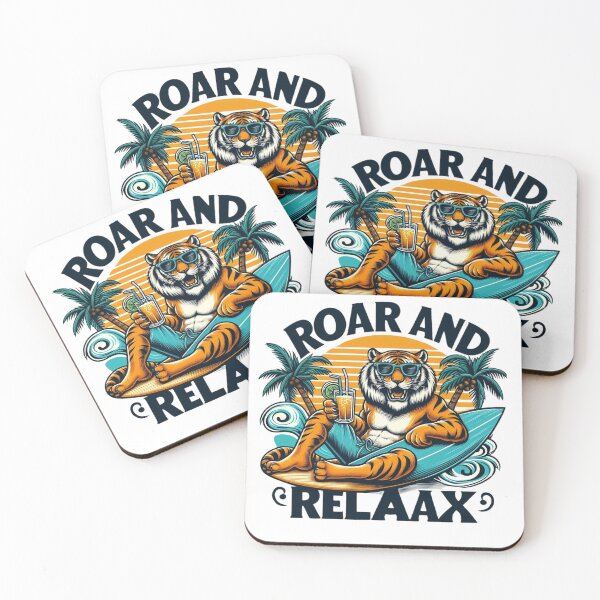 Item preview, relaxing cool tiger  designed and sold by Dwipo Design.