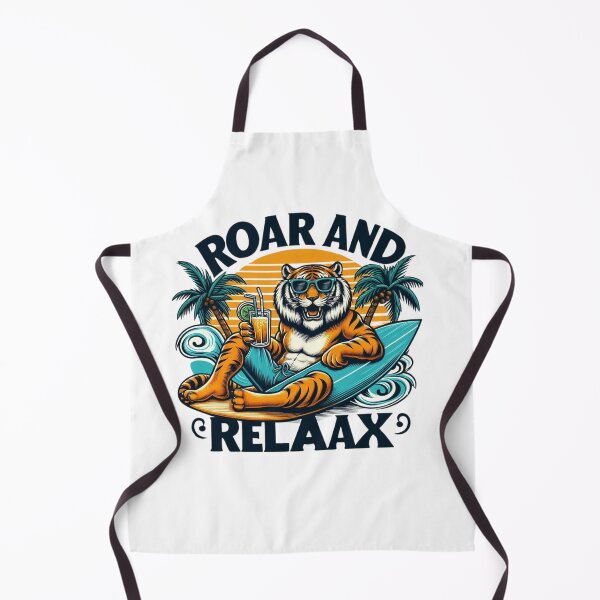 Item preview, relaxing cool tiger designed and sold by Dwipo Design.